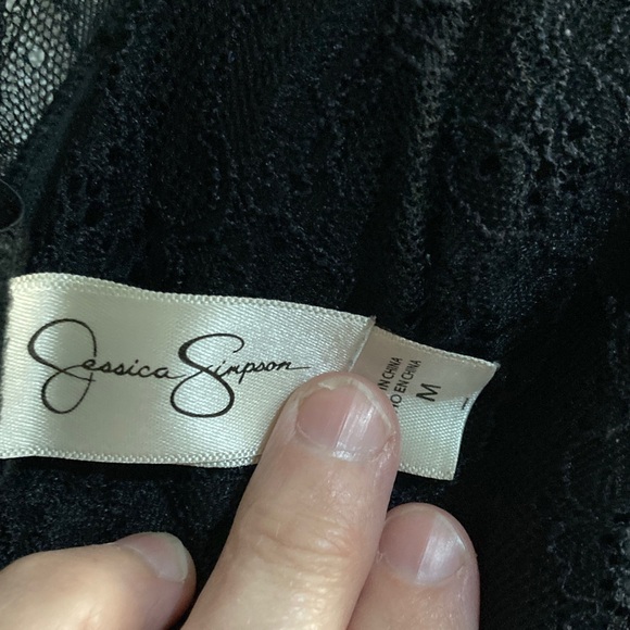 Jessica Simpson Black Lace Chemise Nightdress - Picture 2 of 6